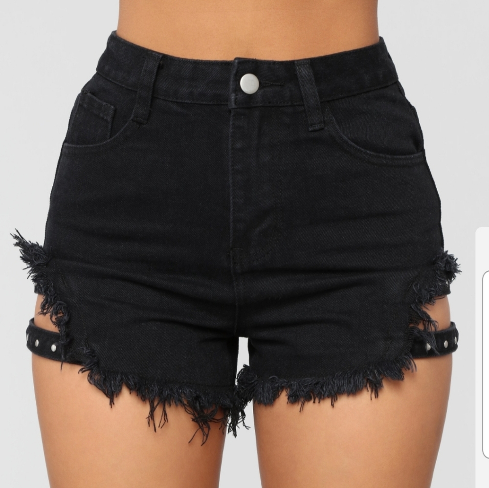 Sexy black shorts
